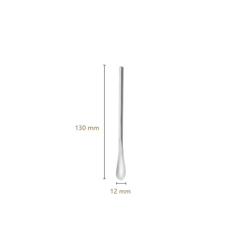 1PC Long Handle Teaspoon 304 Stainless Steel Mixing Spoon Tableware Coffee Tea Spoons Dessert Ice Cream Scoop Bar Tools
