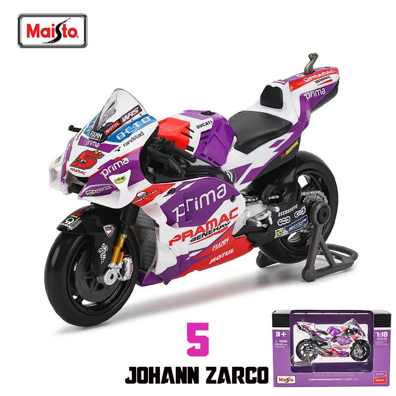 Maisto 1:18 2024 Ducati Lenovo Team #1 Bagnaia Champion Driver Moto GP Racing Casting Alloy Motorcycle Model Collection Gift Toy