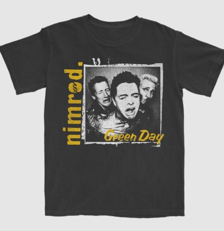 Nimrod XXV Black T-Shirt Green Day rock band shirt classic style unisex Unisex T-Shirt XXL