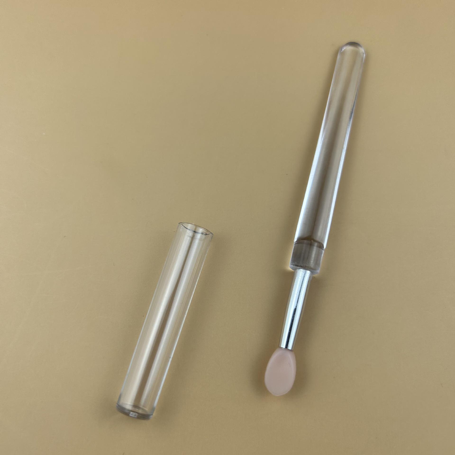 

Портативная силиконовая кисть для губ с крышкой - Мини-кисть для маски, бальзама и помады для губ