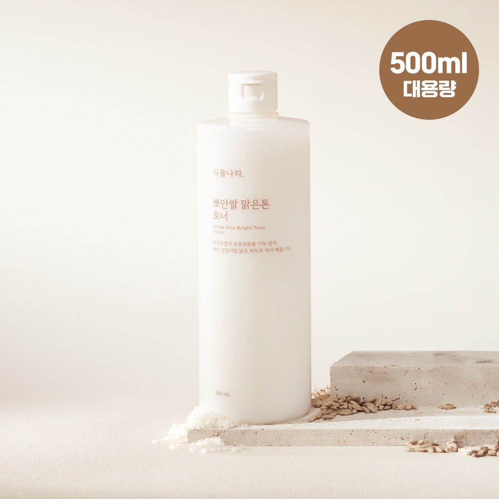 Shingmulnara Poreless Rice Clear Tone Toner 500ml