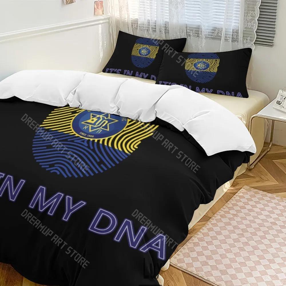 3D Print Maccabi Tel Aviv Bedding Set Twin Queen King Full Size Duvet Cover Pillowcase Bed Boys Girls Adult Home Textiles