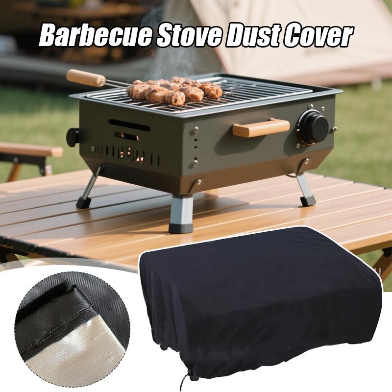Tragbarer Grillofen Staubschutz Outdoor Oxford-Gewebe Wasserdicht Sonnenschutz Garten Schutzhülle für Grill Picknick Ofen Staubschutzhülle