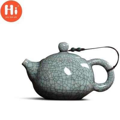 Hi Tea Set Crackle Glaze Ge Kiln Longquan Celadon Keramická čínská konvice na čaj Kreativní porcelán Yixing Clay Antique Teapot Konvice