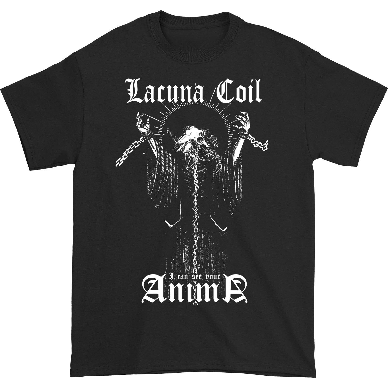 

Lacuna Coil Anima Men s T-shirt Daily Outdoor Retro Men s and Women s Fan Printed T-shirt - Men s Summer Cotton Graphic Tee S разноцветный