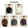 Men's Round Neck Wool Knit Sweater
