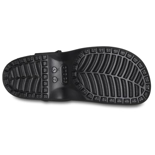 Crocs Classic Mary Jane Clog, Black, 23cm