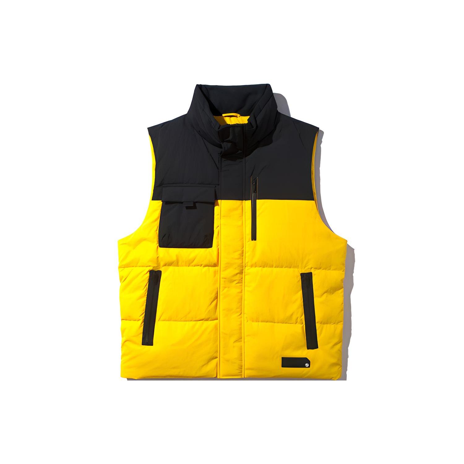 Li Ning Badfive Down Jacket Winter Men s Black Yellow AMRP023-6 M