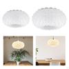 Elegant Pendant Lamp Shade for Stylish Hanging Ceiling Light or Floor In White