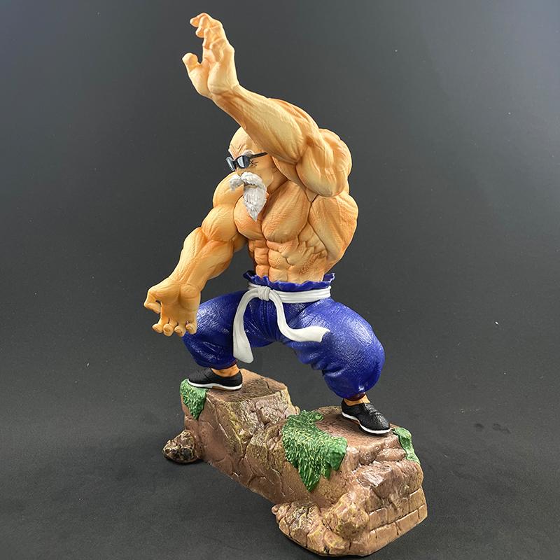 Drogan Boll Master Roshi Figure Kame Sennin Figurine With Base 26cm Pvc Action Figures Collection Model Toys For Children Gifts