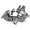 Blue Aluminium Alloy Motorbike Multiangle Adjustable License Number Plate Holder