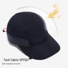 Japanese Retro Quick-Dry Color-Block 5-Panel Baseball Cap with Sun Protection for Outdoor and Mountaineering
