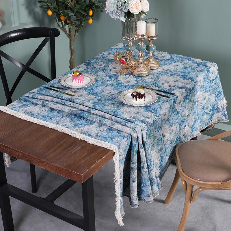 American Table Flag High-End Coffee Table Decorative Cloth Nordic Tablecloth Towel Long Bed Tail Flag New Dining Table Fabric