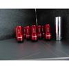 19HEX Rays Two-In-One Side Lock Nut Wheel Nut Lug Nut Length 58mm M12x1.5 M12x1.25 M14x1.5 With Aluminum+Steel 20pcs