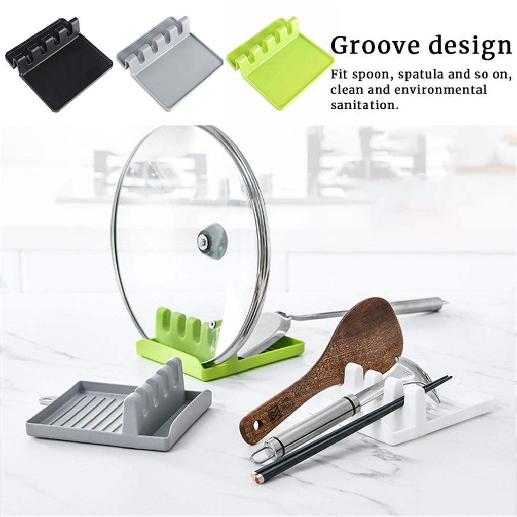 Spoon Rest Kitchen Organizer for Fork Spatula Rack Spoon Holder Stand