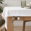 Winddicht Tafelkleed Gewicht Marmer met Metalen Clip, Druppelvorm Tafelhoes Feestgewicht, Buiten Picknick Eettafelkleed Hanger Steen Heavy-duty