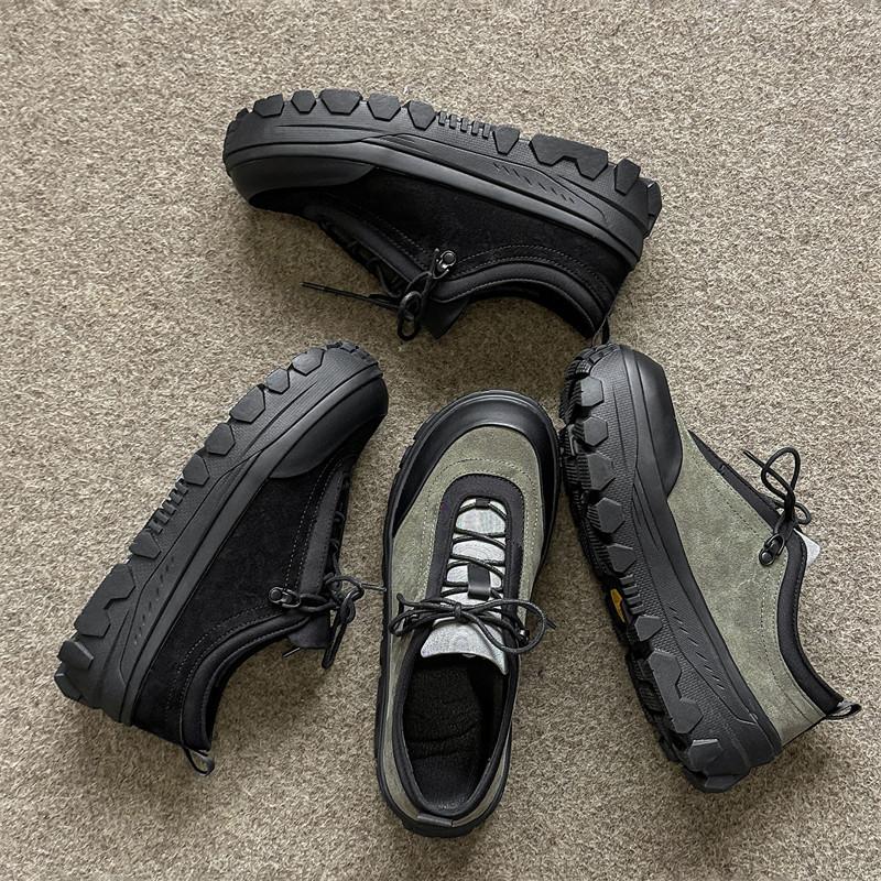 Sports And Leisure Shoes Trendy Brand Ruffian Handsome Charging Hiking Shoes Derby Shoes Men'S And Women'S New Platform Outdoor Hiking Shoes