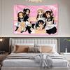 VIKAMA KON Maid Costume Anime Wall Hanging Fresh Design Bedside Dorm Decor Anime Theme Room Decor