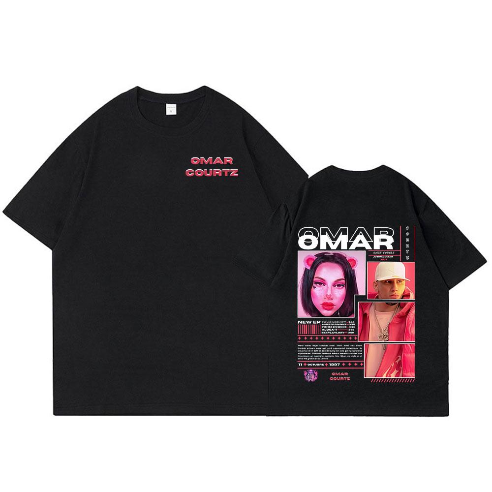 

Футболка Omar Courtz Primera Musa Мужская Женская Одежда Хип-Хоп Мода Футболка Повседневная Хлопковая Футболки с Коротким Рукавом Топы Уличная Одежда M