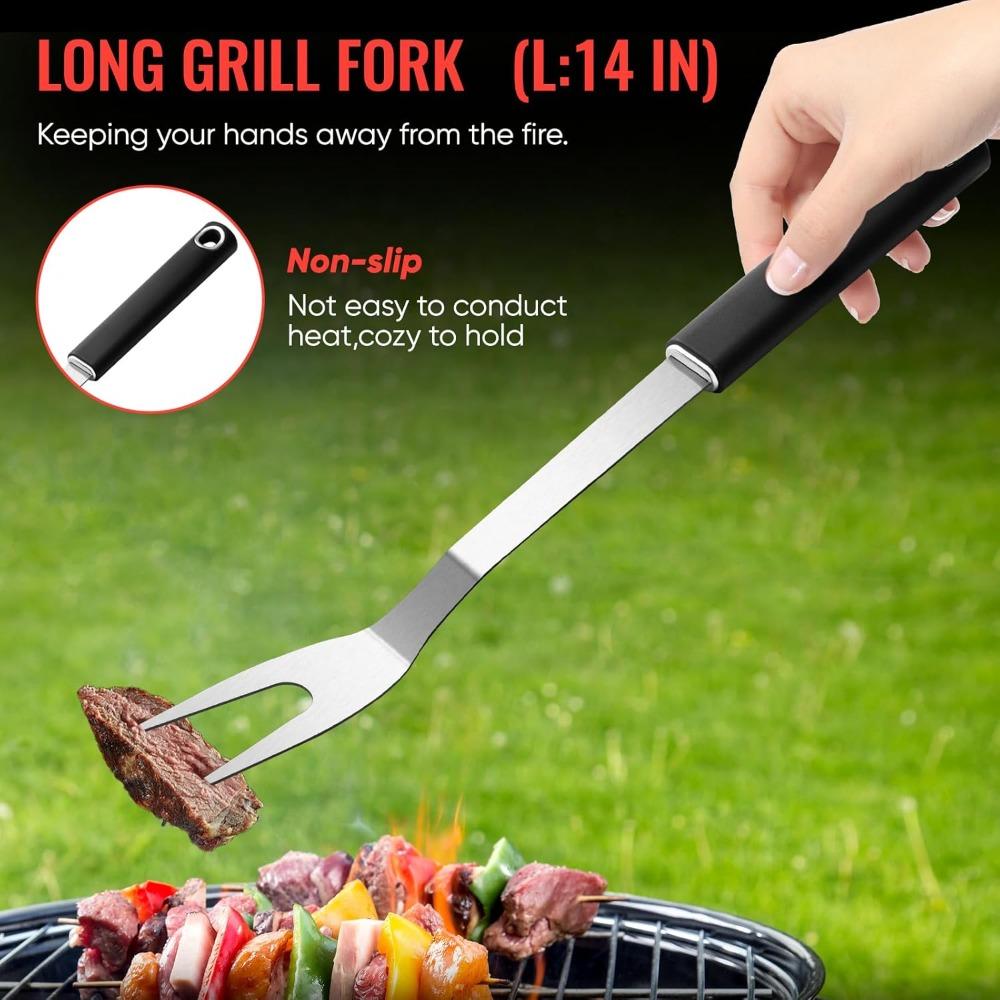 BBQ Accessories Grill Tools Set,Stainless Steel Barbecue Grill Accessories for Outdoor Grill,Barbecue Utensils Grilling Accessor