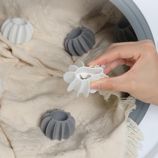 30Pcs Laundry Care Ball Spherical Design Soft Silicone No Harm to Clothes Anti-tangle Laundry Washing Aid