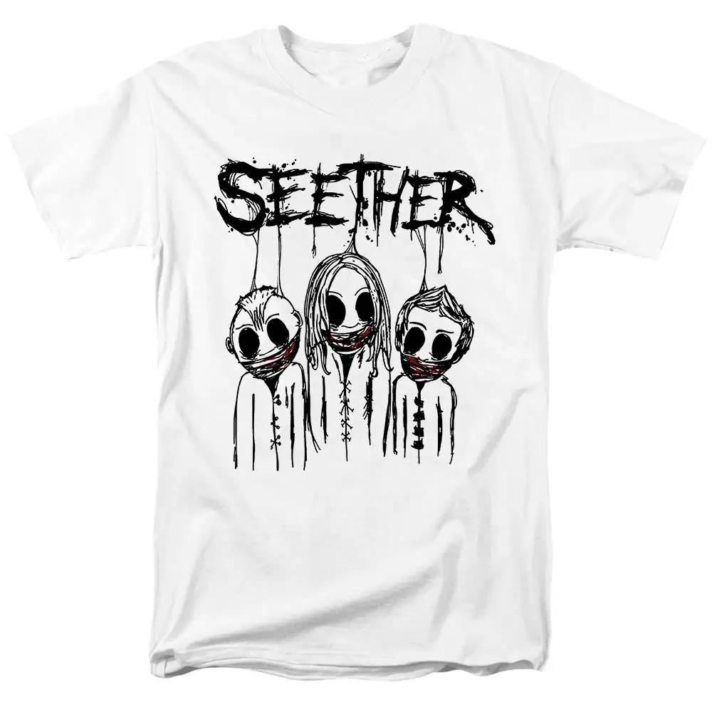 Heavy Metal Seether T Shirt Women Men Rock Band Casual Short Sleeve Amusing Fashion Vintage Streetwear Graphic Harajuku T Shirt