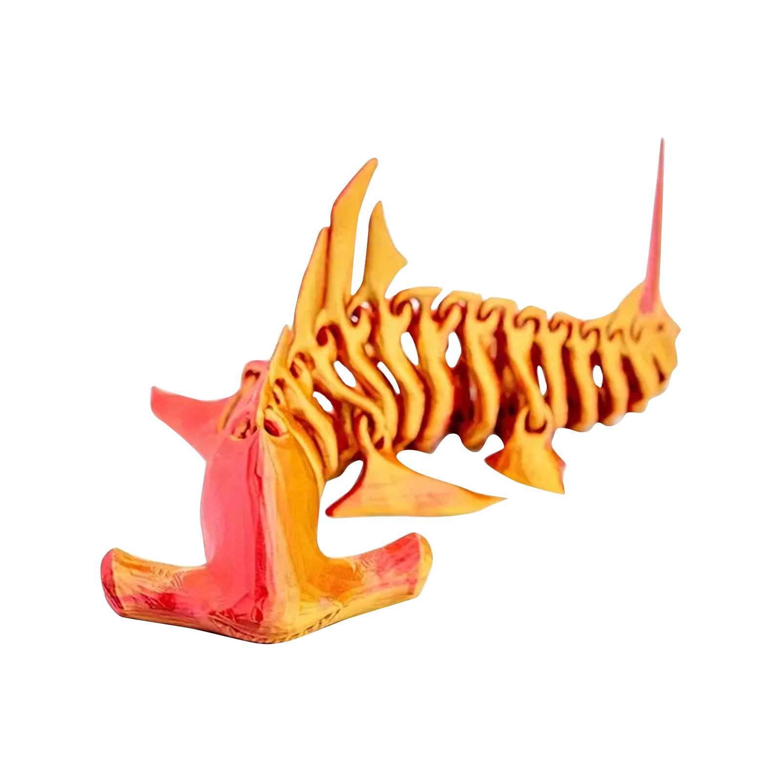 

3D-печатный молотоголовый орнамент, подвижные игрушки, шарниры всего тела, красочные маятники, которые могут стать подарком для друзей One Size