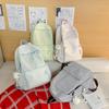 Autumn and Winter New High-Value Plaid Lightweight Student Backpack for Girls, Elementary and Middle School Students, Double Shoulder Bag