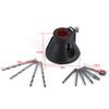 11Pcs Professional Combined Drill Bit Complete High Hardness Tool Kit Durable Milling Cutter DIY