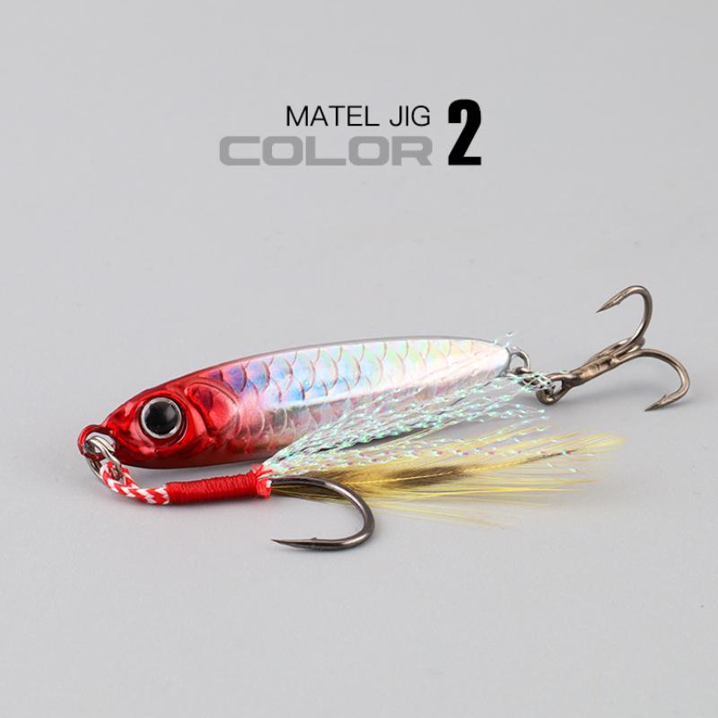 Micro Metal Jig 7G 10G 15G 20G 25G 30G Shore Casting Jigging Lure Shore Casting Saltwater  Fishing Lure Bit Artificial Bait