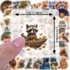 35-200pcs Dorable Raccoon Bear Stickers Cute Childrens Stationery Sticker Teacher Reward Aesthetic Decal Diy Luggage Laptop