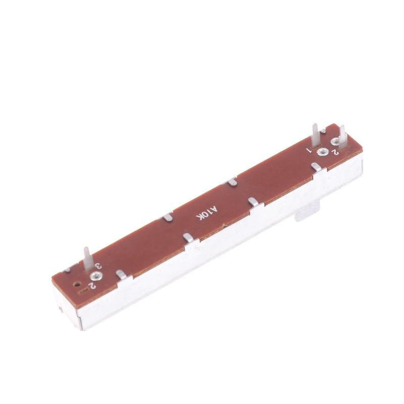 88Mm 3-Pin Single Potentiometer A10K B10K Straight Slide Potentiometer Mono Channel Mixer Fader Stroke 6Mm