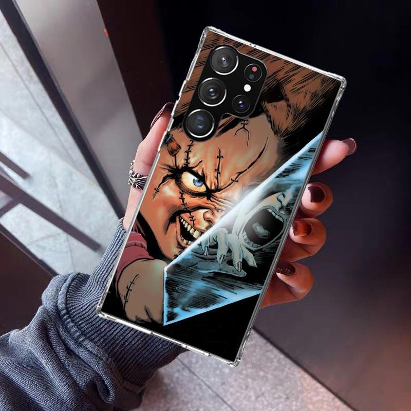 Chucky Child's Play Phone Case For Samsung Galaxy S23 S24 S25 Edge S26 Ultra S22 + S21 Plus S20 FE Cover Silicone Print Shell Ga