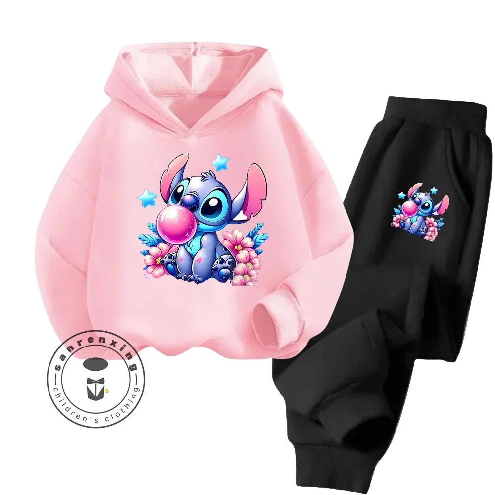 Loose Print Suit Fashionable Simple Sweatshirt Versatile Hoodies Sweatshirts Girls 110 розовый 2160₽