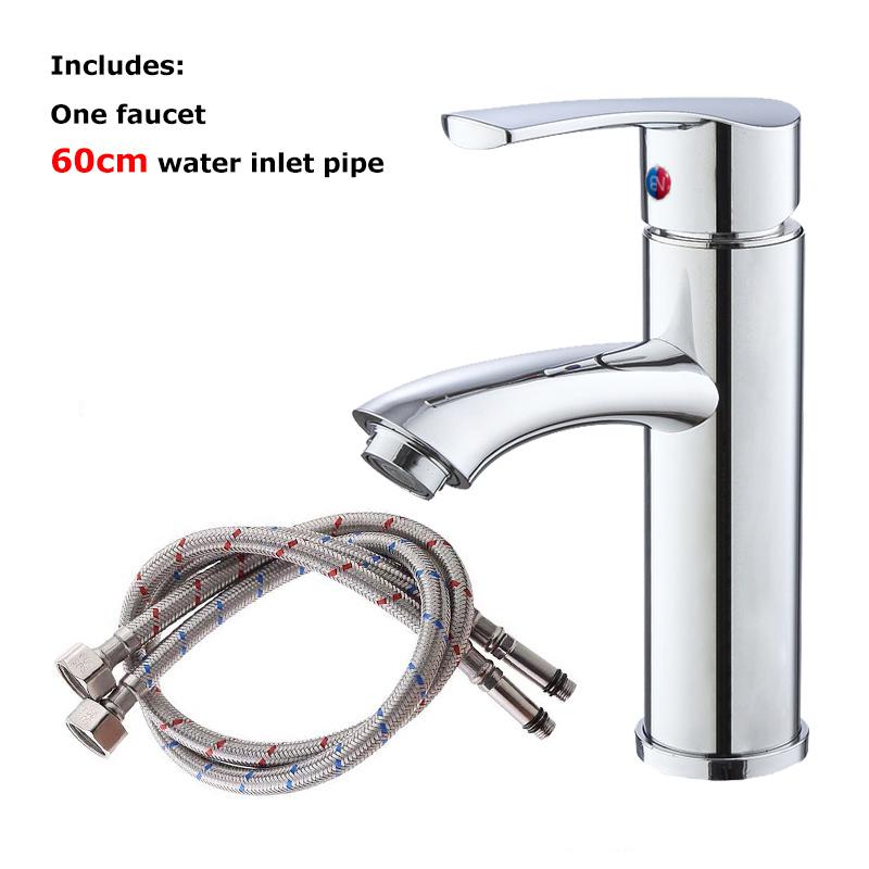 Hot and Cold Dual Control Faucet Classic Simple Bathroom Basin Faucet Household Basin Kitchen Universal