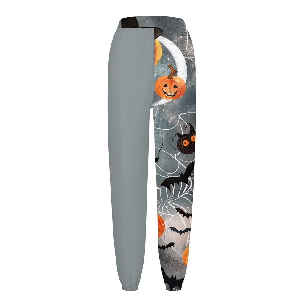 Women's Casual Fashion Sweatpants Halloween Printed Casual Pants