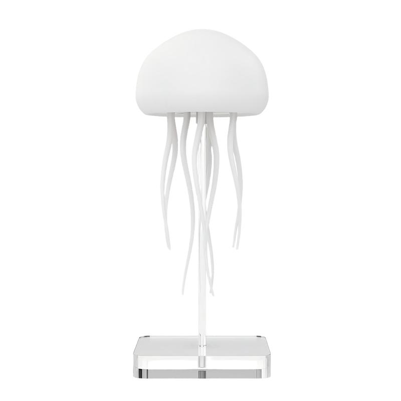 3D Movable Jellyfish Lamp USB Smart Voice Control Dimmable Color-Changing Creative Night Light Ocean Anime Light Sign Ornaments