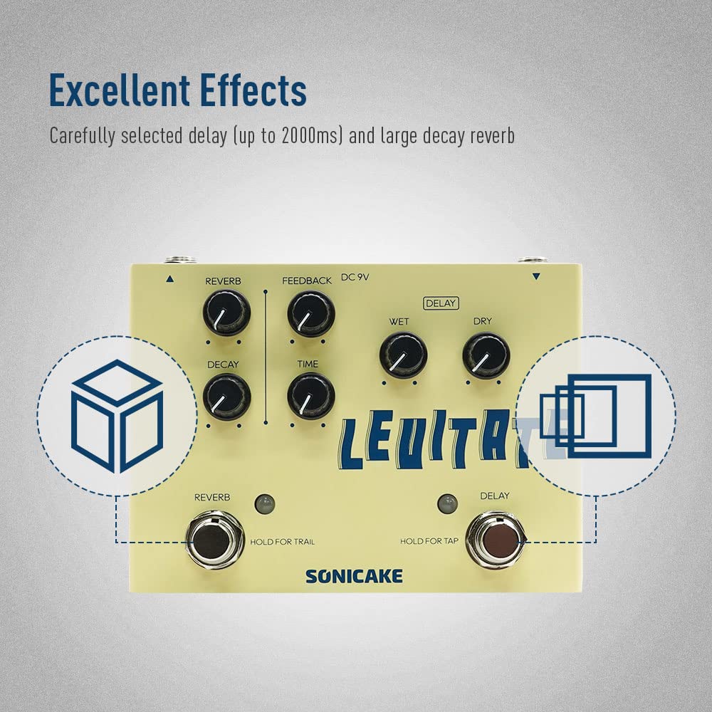 SONICAKE Delay Reverb Effector Levitate &