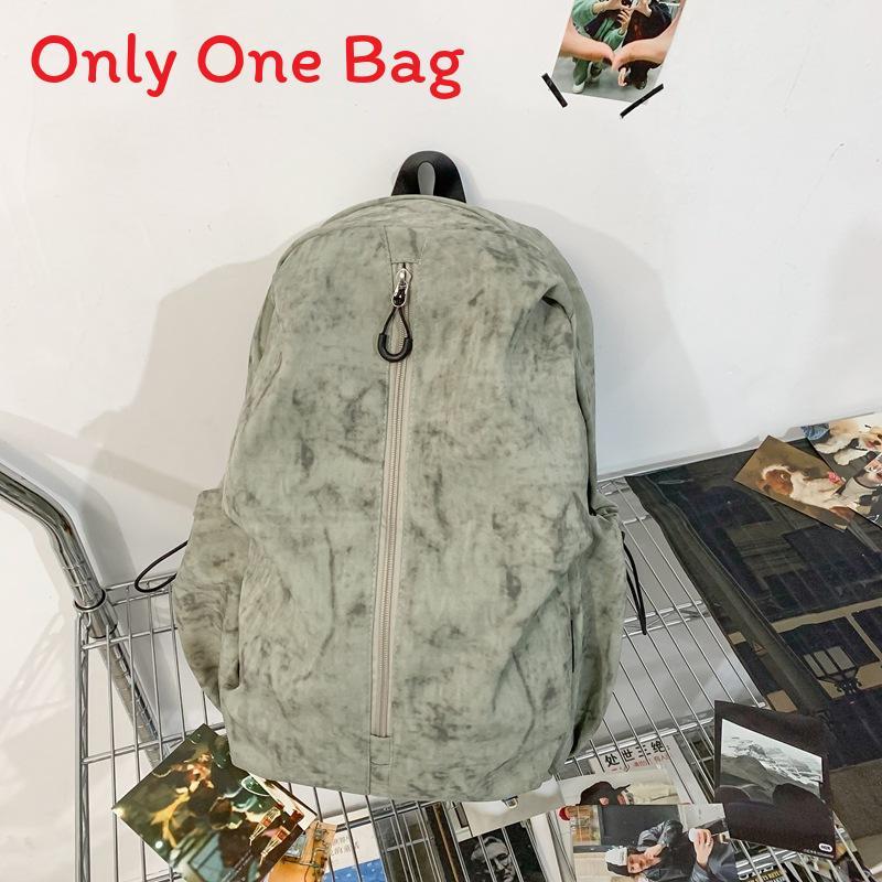 Classic Nylon Student Backpack With Design For School And College Use