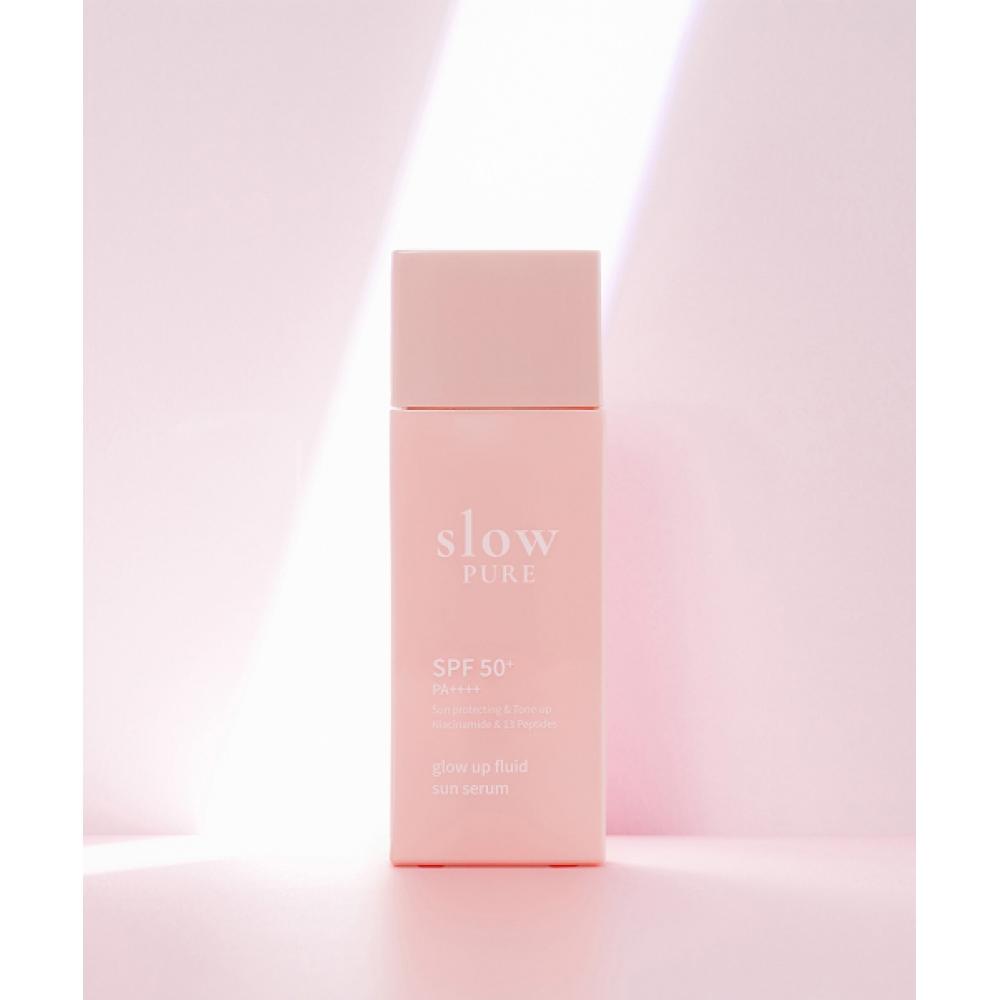 Slowpure Glow Up Жидкая сыворотка-солнцезащитное средство 50 мл Glow Up Fluid Sun Serum 50ml