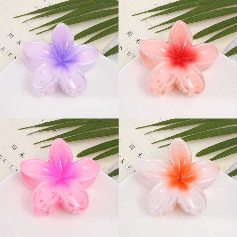 Sweet Flower Claw Hair Clips Nonslip Strong Hold Hair Jaw Clips Barrettes Headwear Fashion Hair Styling Accessories