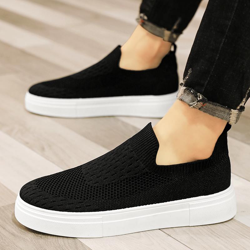 Fashion Spring Autumn Hot Selling Men's Loafers Soft Soled Comfortable Breathable Walking Shoes Simple Business Men's Work Shoes