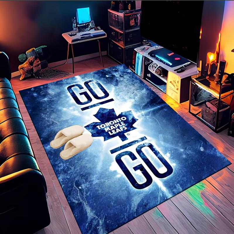 Toronto Leafs Logo Area Rug Suitable for Indoor And Outdoor,Carpets for Kitchens, Homes, Offices, Living Rooms,Home Decor,Christmas Gift