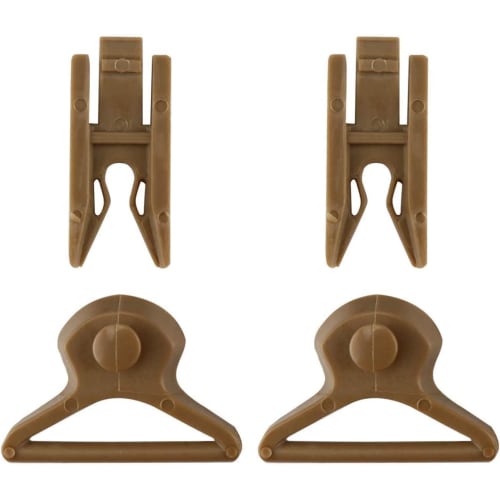 Tactical Helmet Side Rail Swivel Goggle Clip for 36mm Wide Goggle Straps, Compatible with ACH/MICH/FAST Helmets with ARC Rails, Airsoft Helmet Accesso