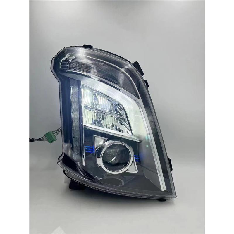 All-LED Headlight Assembly with Daytime Running Lights for Chenglong H7 H5 Balong M3 Main Driver Left