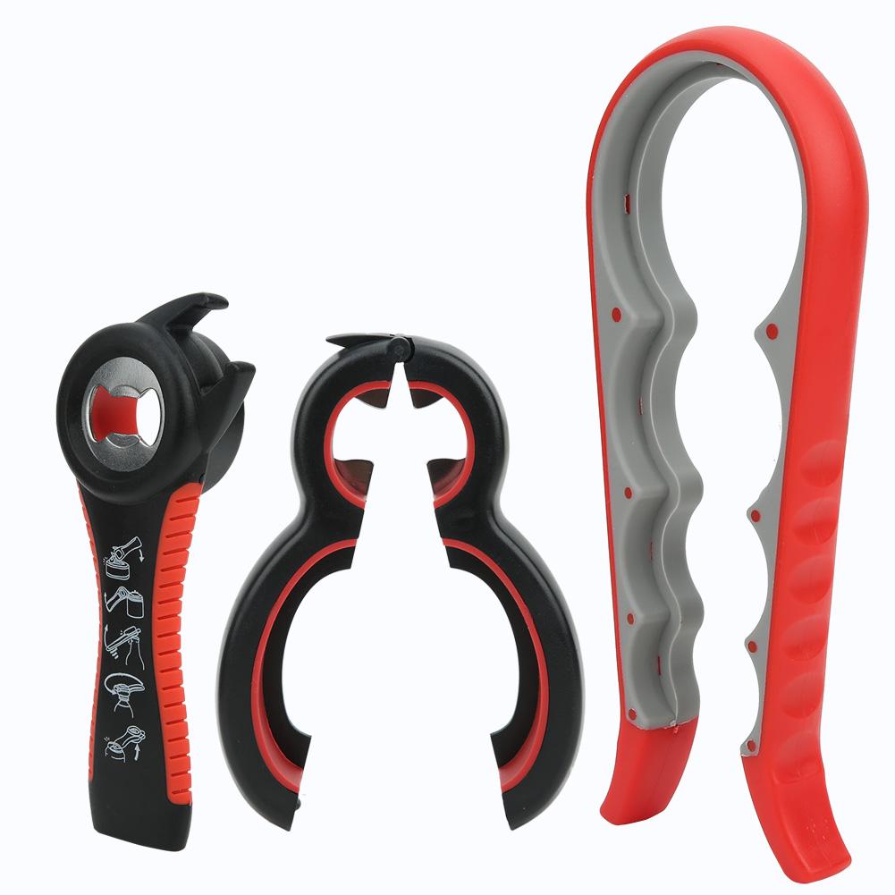 3 pezzi/set multifunzione in acciaio inox manuale apribottiglie kit accessorio da cucina