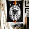 Deutscher Fußball-Bund Wandteppich Ästhetisches Wandbehang Gedruckter Stoffdecke Dekorative Wandteppiche für Schlafzimmer Wohnzimmer Heimdekoration