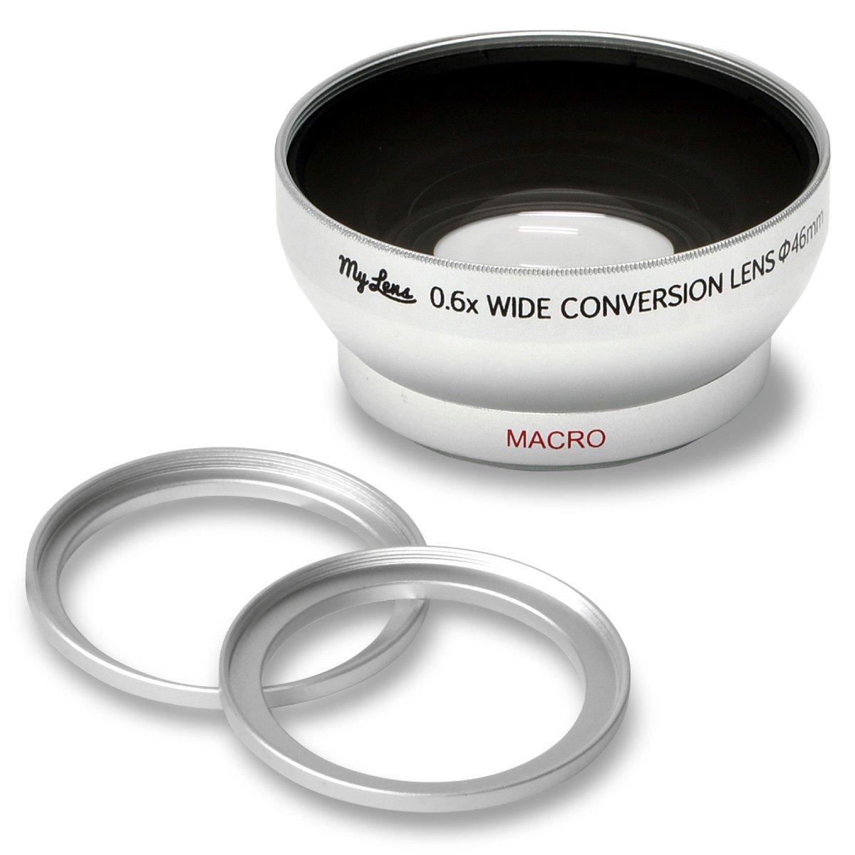 

My Lens Slim Wide Conversion Lens for Lens Diameter Compatible with Full HD JTT Online MLE46W06 (My Lens) Wide-Angle 0.6x Camcorders, 40.5mm, 43mm,
