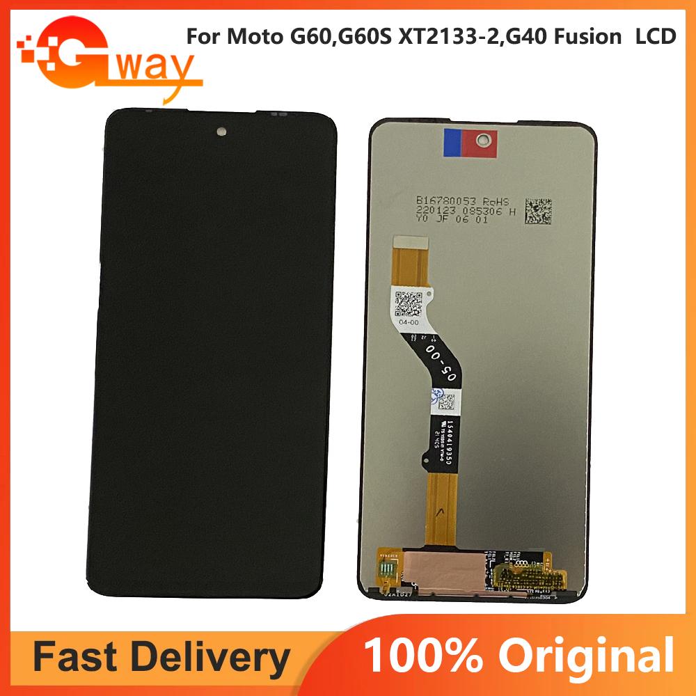 

LCD Screen and Digitizer Full Assembly For Moto G60S XT2133-2