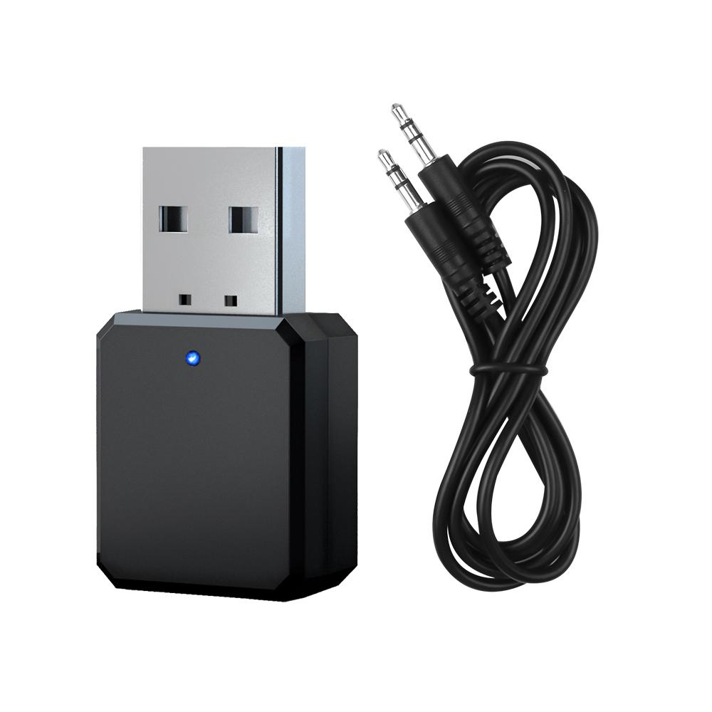 USB Bluetooth 5.0 Transmitter Receiver Handsfree Car kit audio transmitter adapter for Car Speaker MP3 player MIC for phone